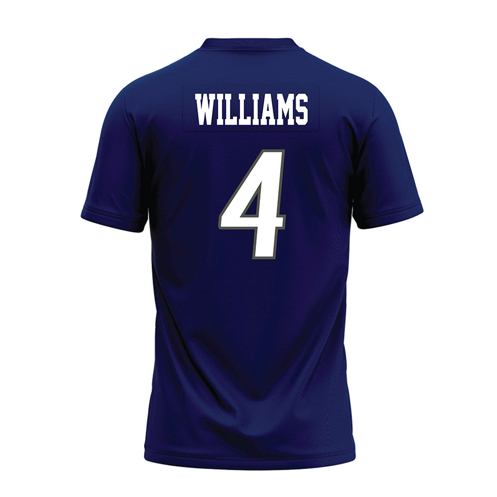 Rice - NCAA Football : Marcus Williams - Navy Blue Premium Football Jersey