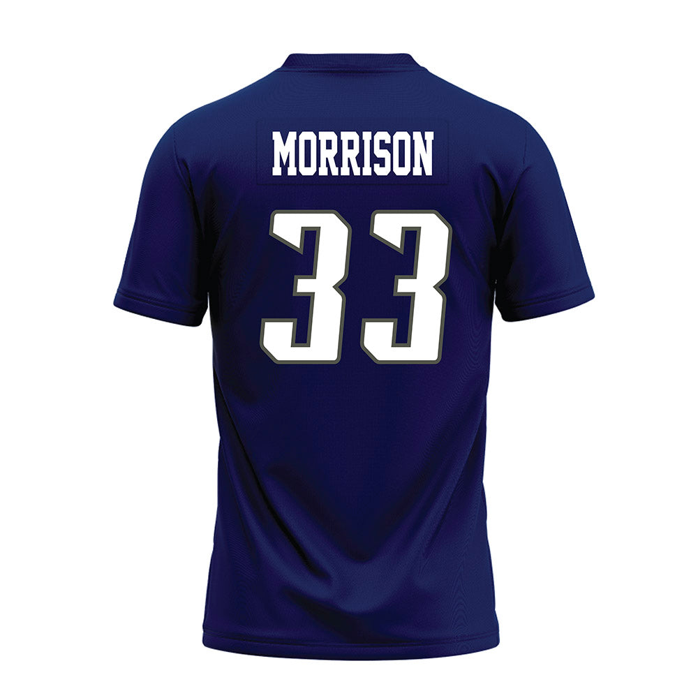 Rice - NCAA Football : Myron Morrison - Navy Blue Premium Football Jersey