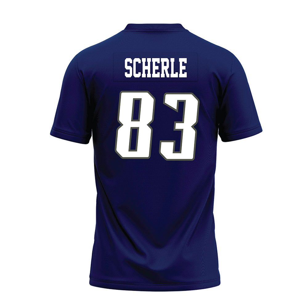 Rice - NCAA Football : Alexander Scherle - Navy Blue Premium Football Jersey