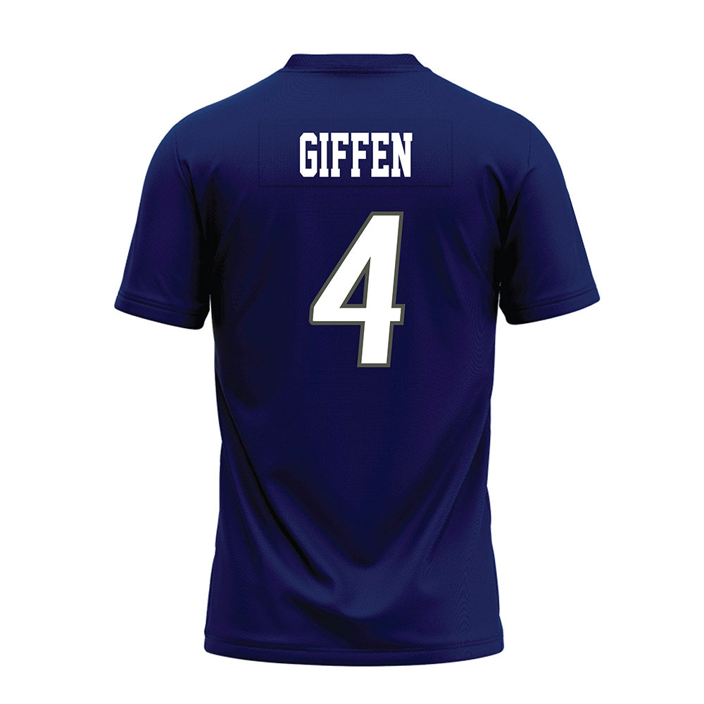 Rice - NCAA Football : Colin Giffen - Navy Blue Premium Football Jersey