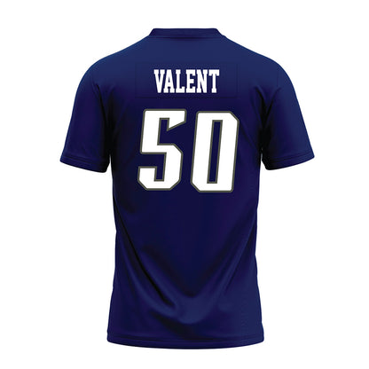 Rice - NCAA Football : Patrick Valent - Navy Blue Premium Football Jersey
