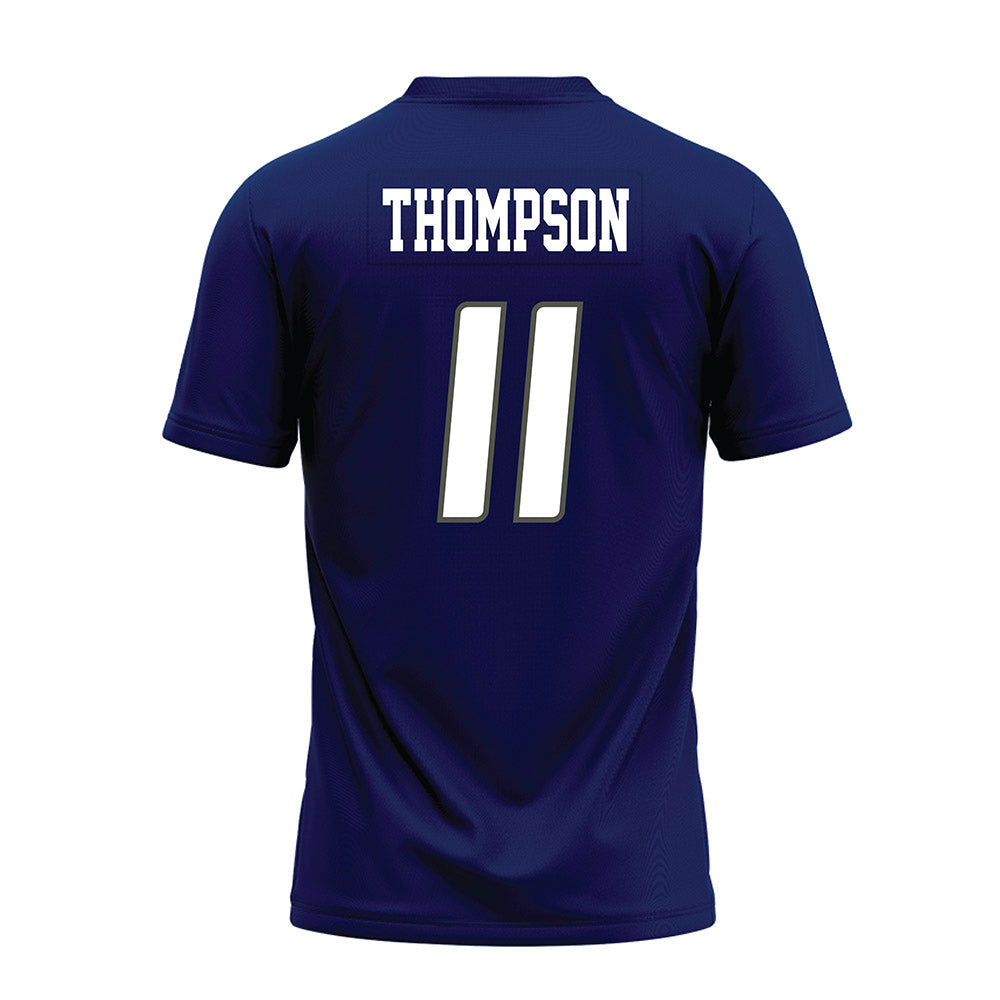 Rice - NCAA Football : Tyson Thompson - Navy Blue Premium Football Jersey