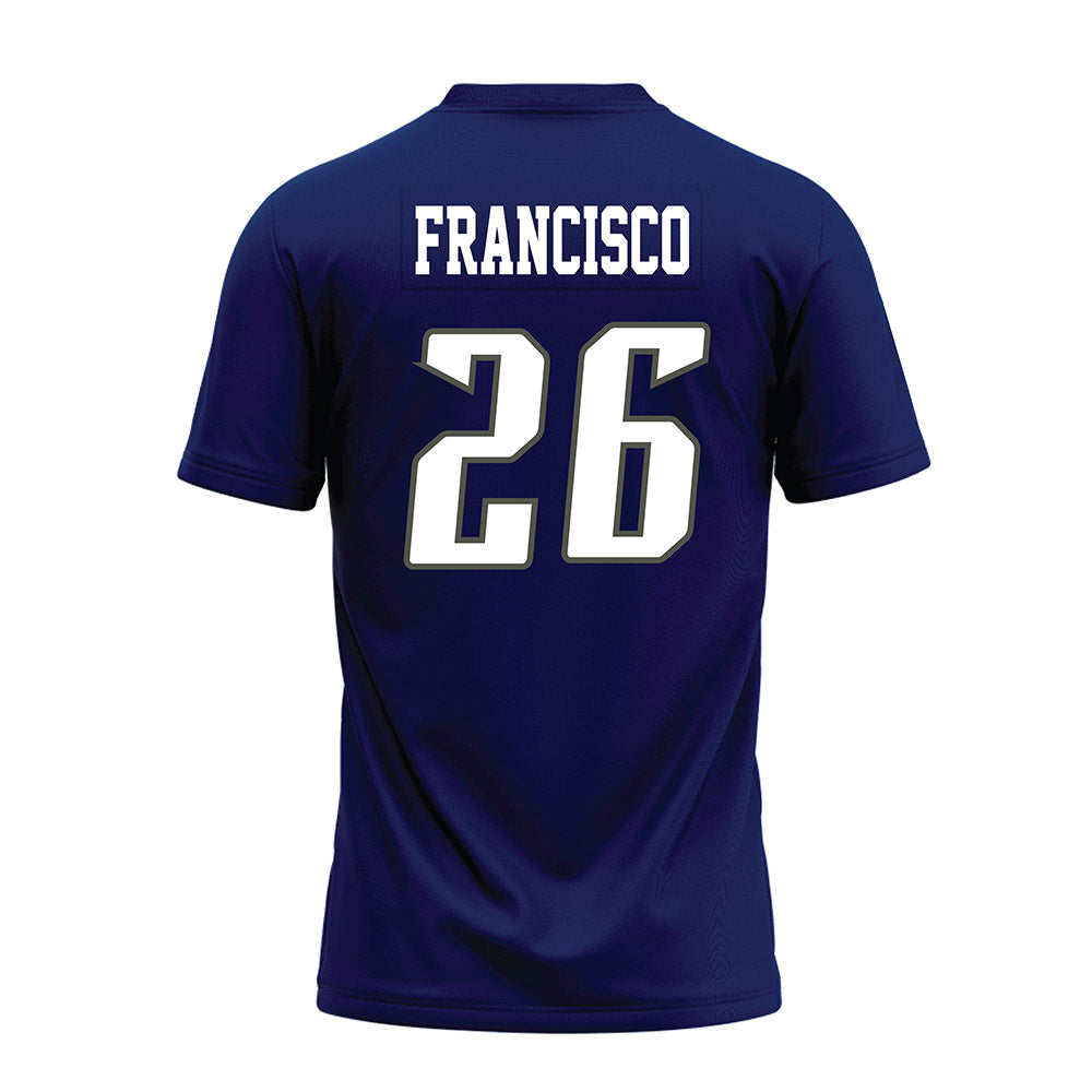 Rice - NCAA Football : Christian Francisco - Navy Blue Premium Football Jersey