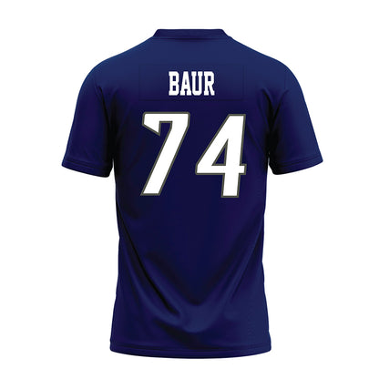 Rice - NCAA Football : Brad Baur - Navy Blue Premium Football Jersey