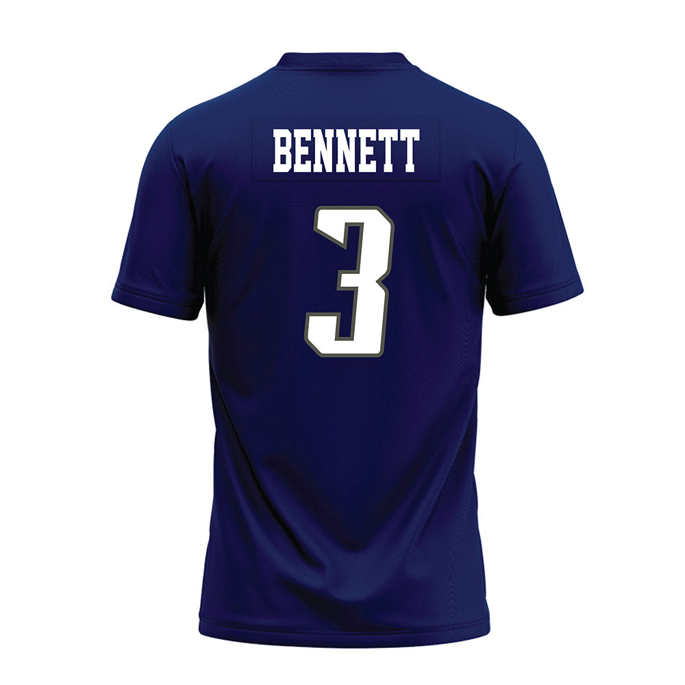 Rice - NCAA Football : Coleman Bennett - Navy Blue Premium Football Jersey