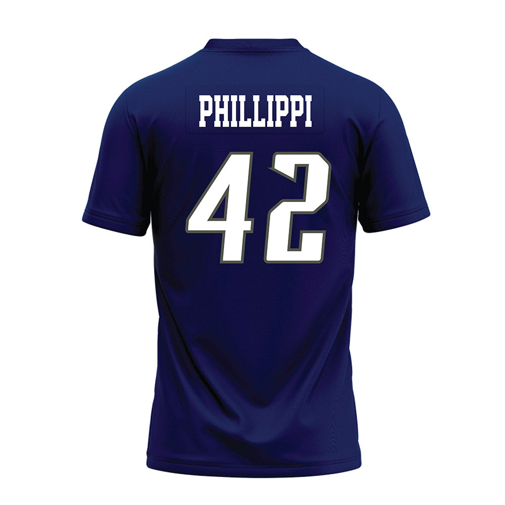 Rice - NCAA Football : Trey Phillippi - Navy Blue Premium Football Jersey