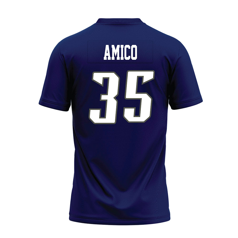 Rice - NCAA Football : Michael Amico - Navy Blue Premium Football Jersey