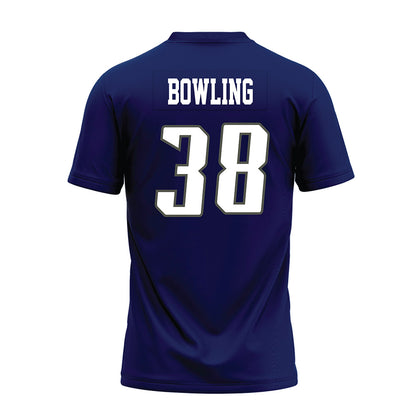 Rice - NCAA Football : Shepherd Bowling - Navy Blue Premium Football Jersey-1