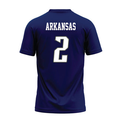 Rice - NCAA Football : DJ Arkansas - Navy Blue Premium Football Jersey