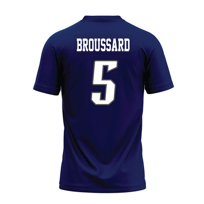 Rice - NCAA Football : Ari Broussard - Navy Blue Premium Football Jersey