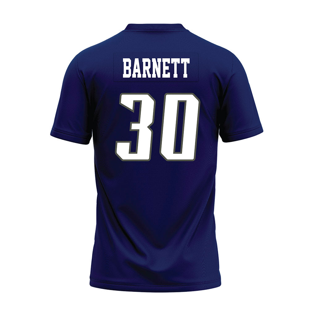 Rice - NCAA Football : Micah Barnett - Navy Blue Premium Football Jersey