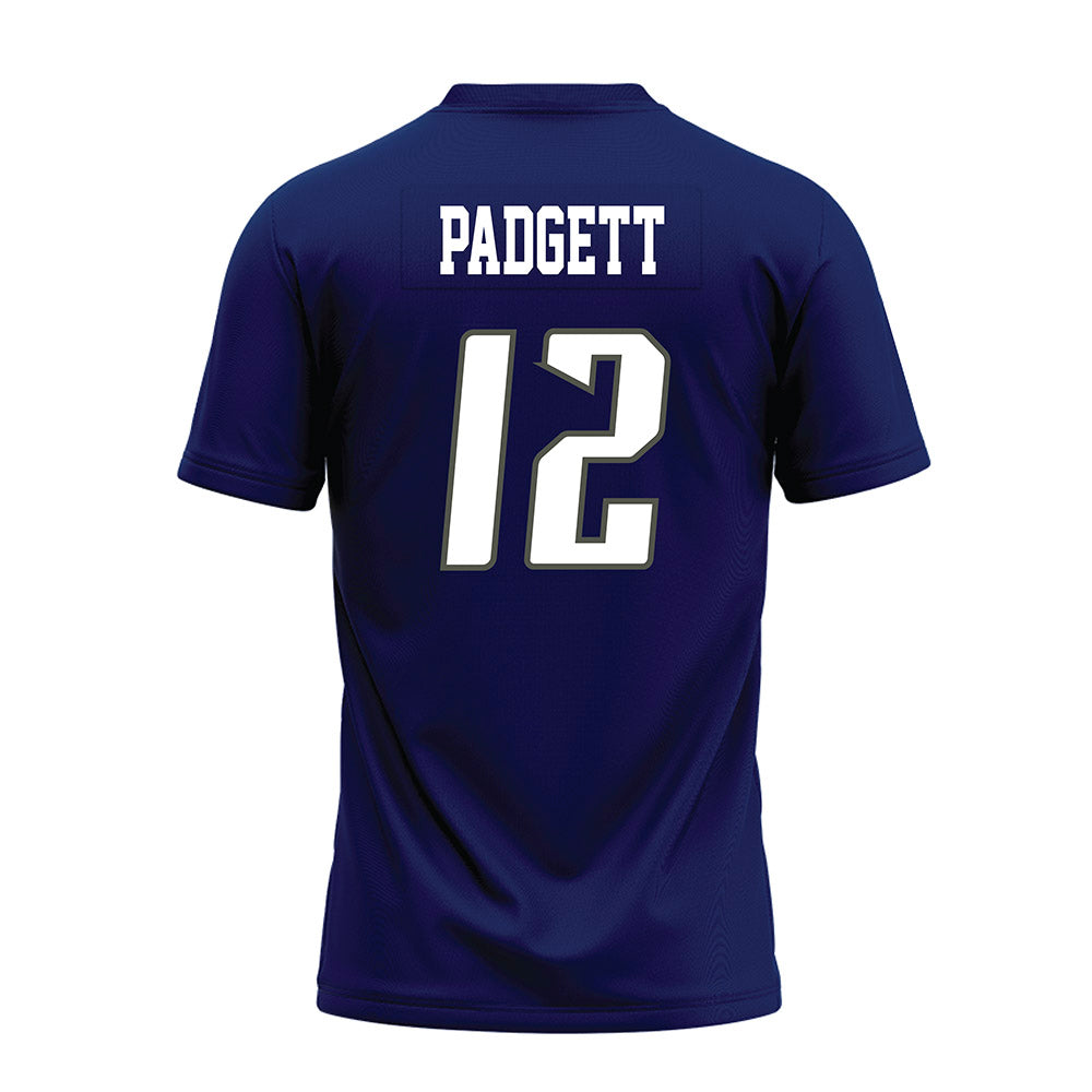 Rice - NCAA Football : AJ Padgett - Navy Blue Premium Football Jersey