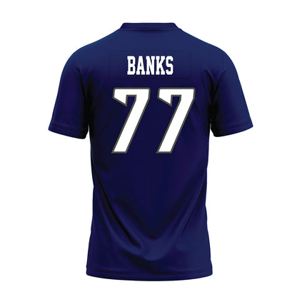 Rice - NCAA Football : Brant Banks - Navy Blue Premium Football Jersey