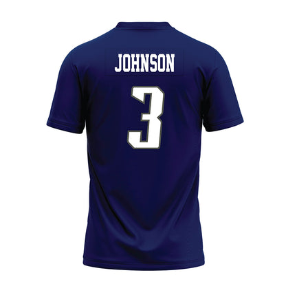 Rice - NCAA Football : JoVoni Johnson - Navy Blue Premium Football Jersey