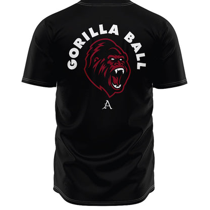 Arkansas - NCAA Baseball : Steele Eaves - Black Jersey-1