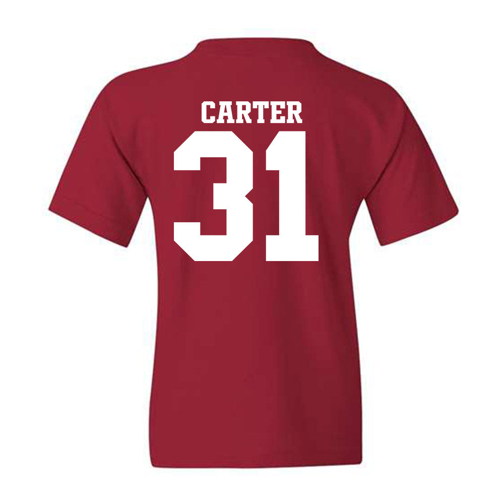 Arkansas - NCAA Baseball : Dylan Carter - Classic Shersey Youth T-Shirt