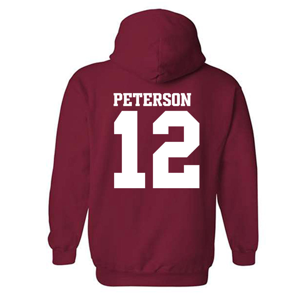 Arkansas - NCAA Baseball : Elliott Peterson - Classic Shersey Hooded Sweatshirt-1