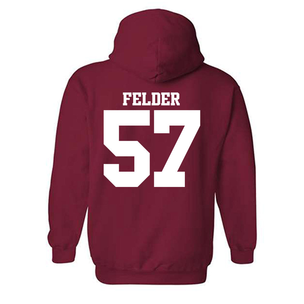 Arkansas - NCAA Baseball : Ross Felder - Classic Shersey Hooded Sweatshirt-1