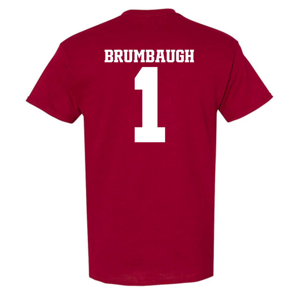Arkansas - NCAA Baseball : Carson Brumbaugh - Classic Shersey T-Shirt-1