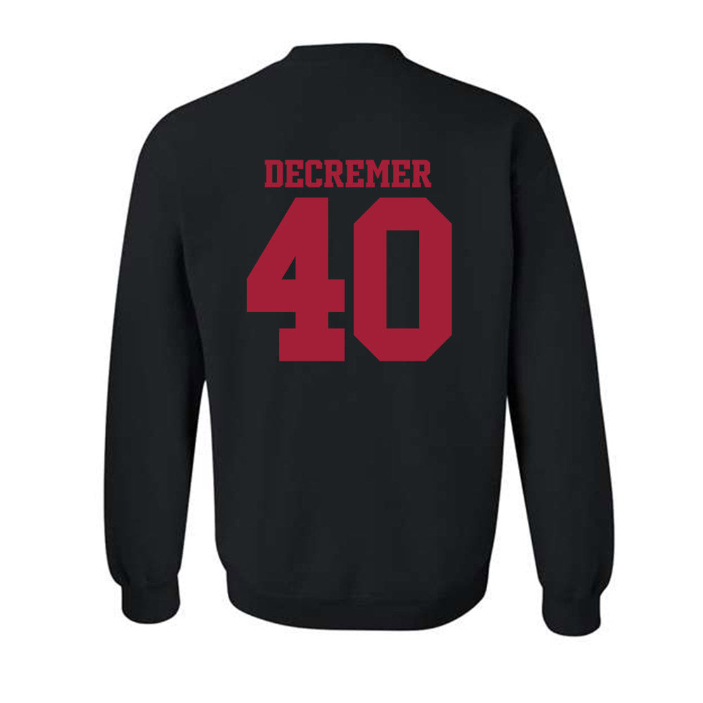 Arkansas - NCAA Baseball : James DeCremer - Classic Shersey Crewneck Sweatshirt-1