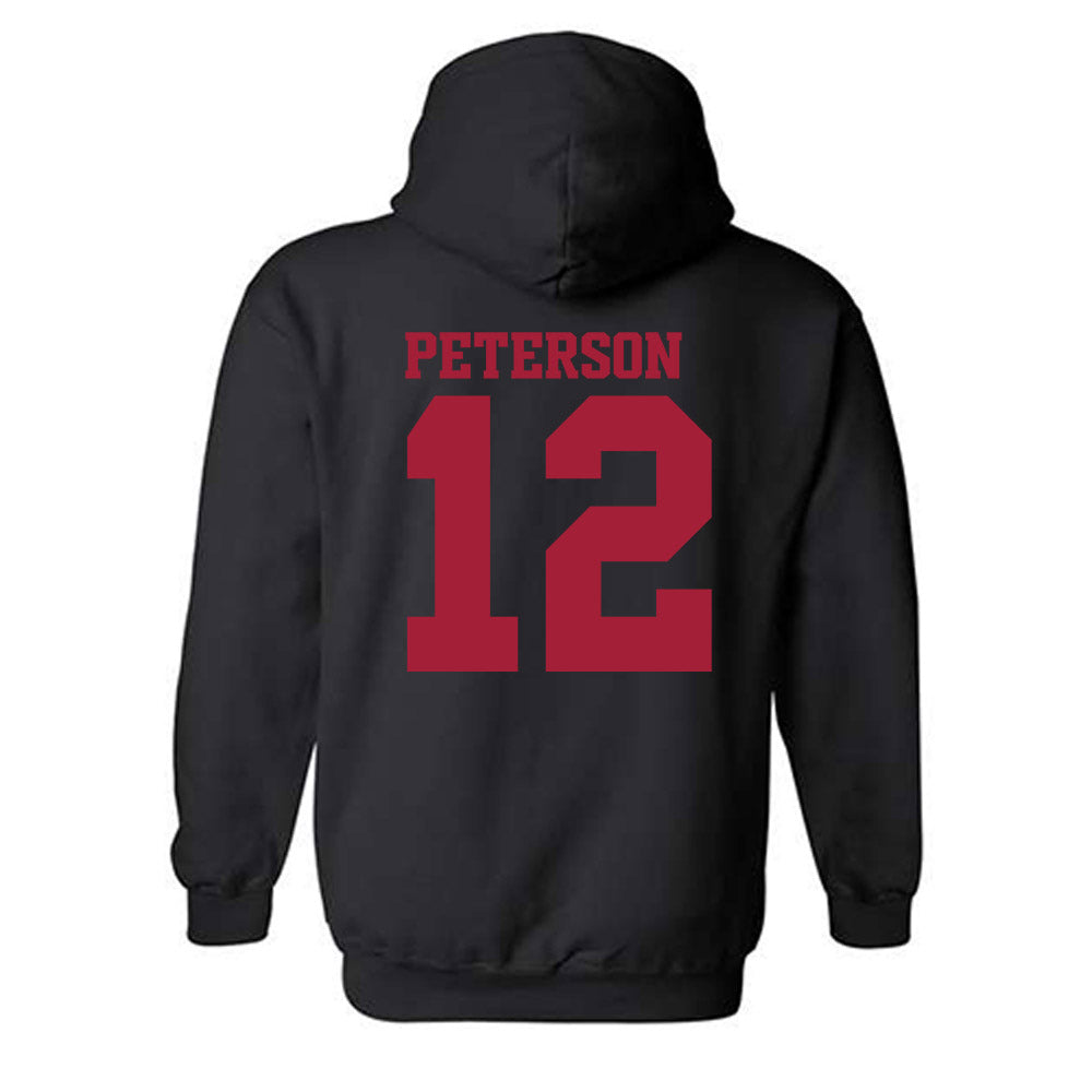 Arkansas - NCAA Baseball : Elliott Peterson - Classic Shersey Hooded Sweatshirt-1
