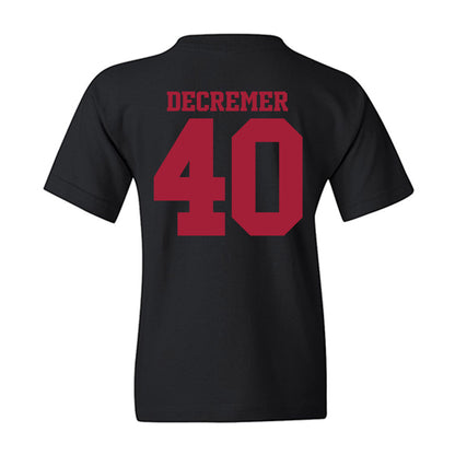 Arkansas - NCAA Baseball : James DeCremer - Classic Shersey Youth T-Shirt-1