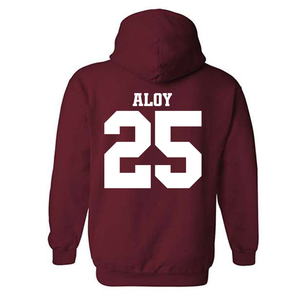 Arkansas - NCAA Baseball : Kuhio Aloy - Classic Shersey Hooded Sweatshirt-1