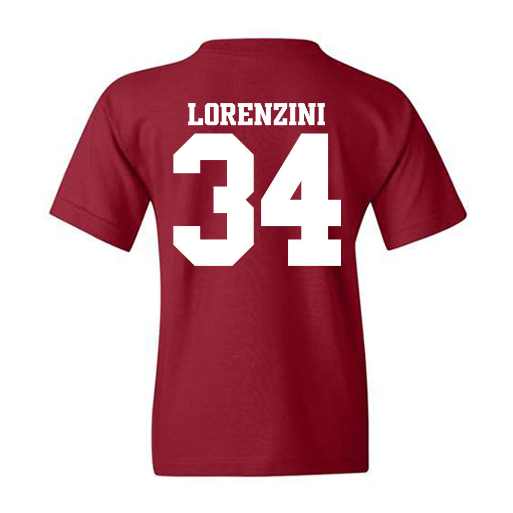 Arkansas - NCAA Baseball : Joey Lorenzini - Classic Shersey Youth T-Shirt-1