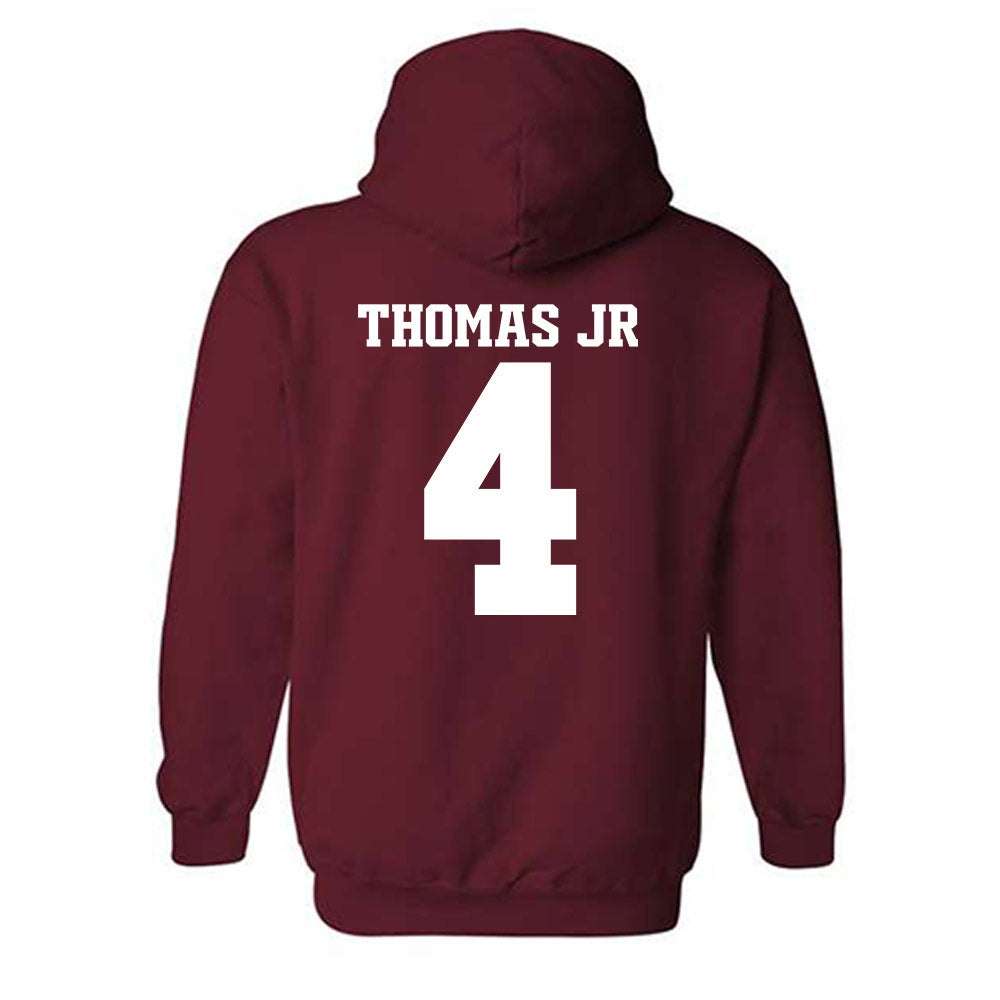 Arkansas - NCAA Baseball : Justin Thomas jr - Classic Shersey Hooded Sweatshirt