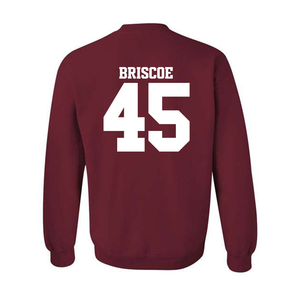 Arkansas - NCAA Baseball : Tye Briscoe - Classic Shersey Crewneck Sweatshirt-1