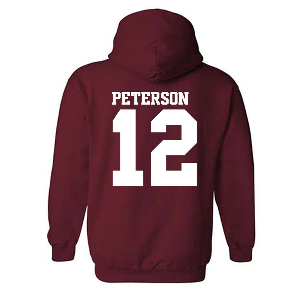 Arkansas - NCAA Baseball : Elliott Peterson - Classic Shersey Hooded Sweatshirt-1