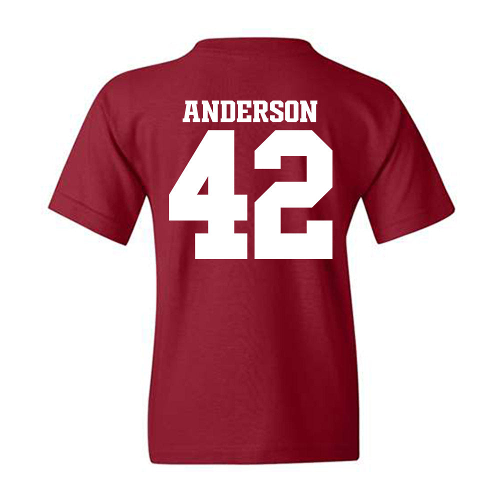 Arkansas - NCAA Baseball : Michael Anderson - Classic Shersey Youth T-Shirt-1