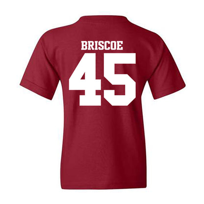 Arkansas - NCAA Baseball : Tye Briscoe - Classic Shersey Youth T-Shirt-1