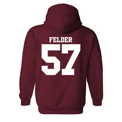 Arkansas - NCAA Baseball : Ross Felder - Classic Shersey Hooded Sweatshirt-1