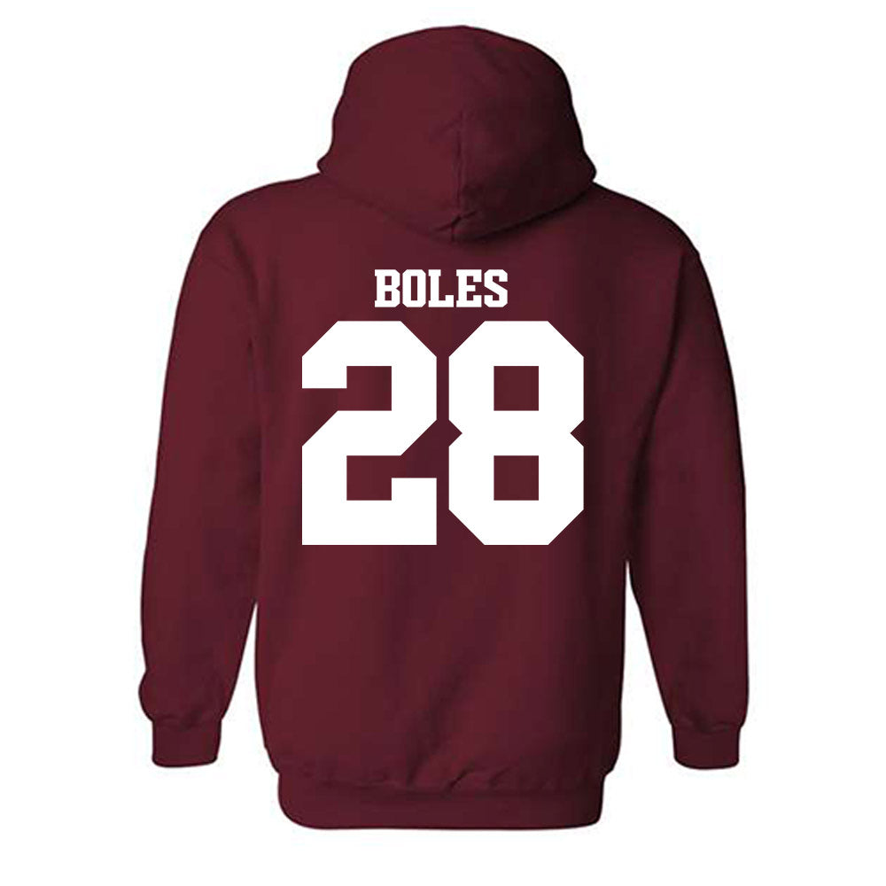 Arkansas - NCAA Baseball : Carson Boles - Classic Shersey Hooded Sweatshirt