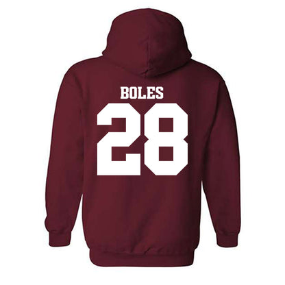 Arkansas - NCAA Baseball : Carson Boles - Classic Shersey Hooded Sweatshirt
