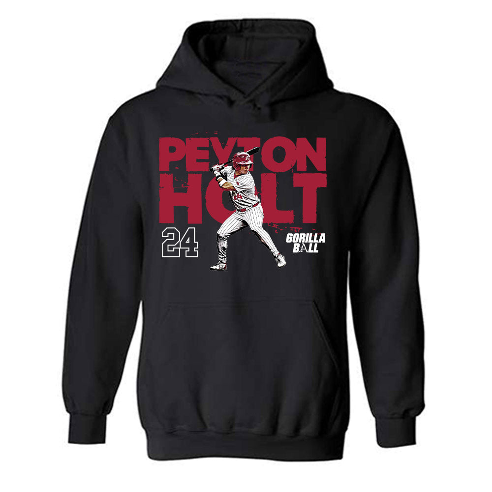 Arkansas - NCAA Baseball : Peyton Holt - Hooded Sweatshirt