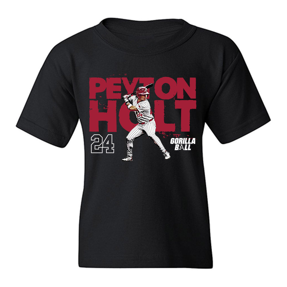 Arkansas - NCAA Baseball : Peyton Holt - Youth T-Shirt