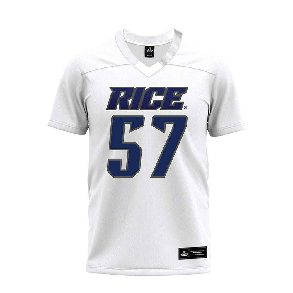 Rice - NCAA Football : Aquantis Clemmons - Premium Football Jersey-0