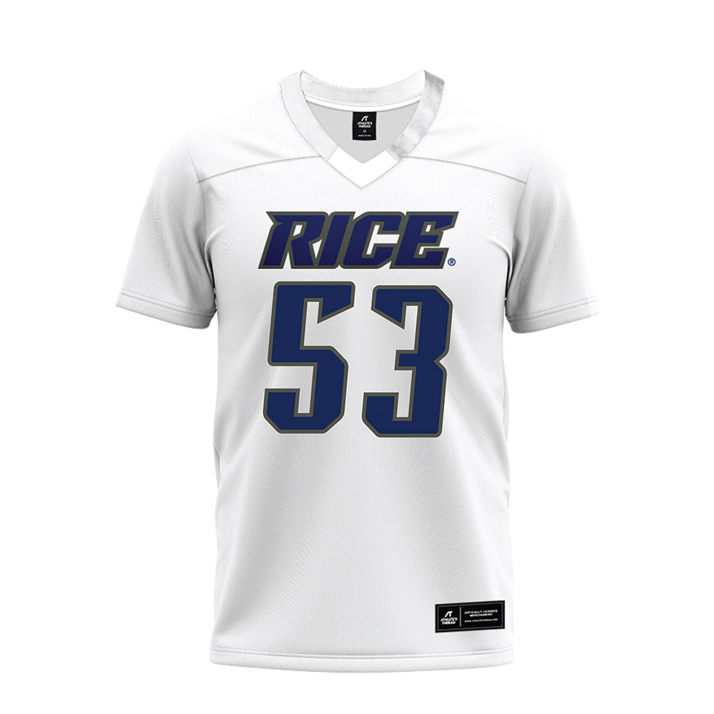 Rice - NCAA Football : Luke Miller - Premium Football Jersey-0