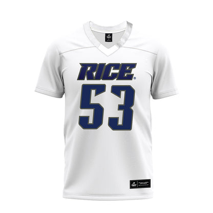 Rice - NCAA Football : Luke Miller - Premium Football Jersey-0