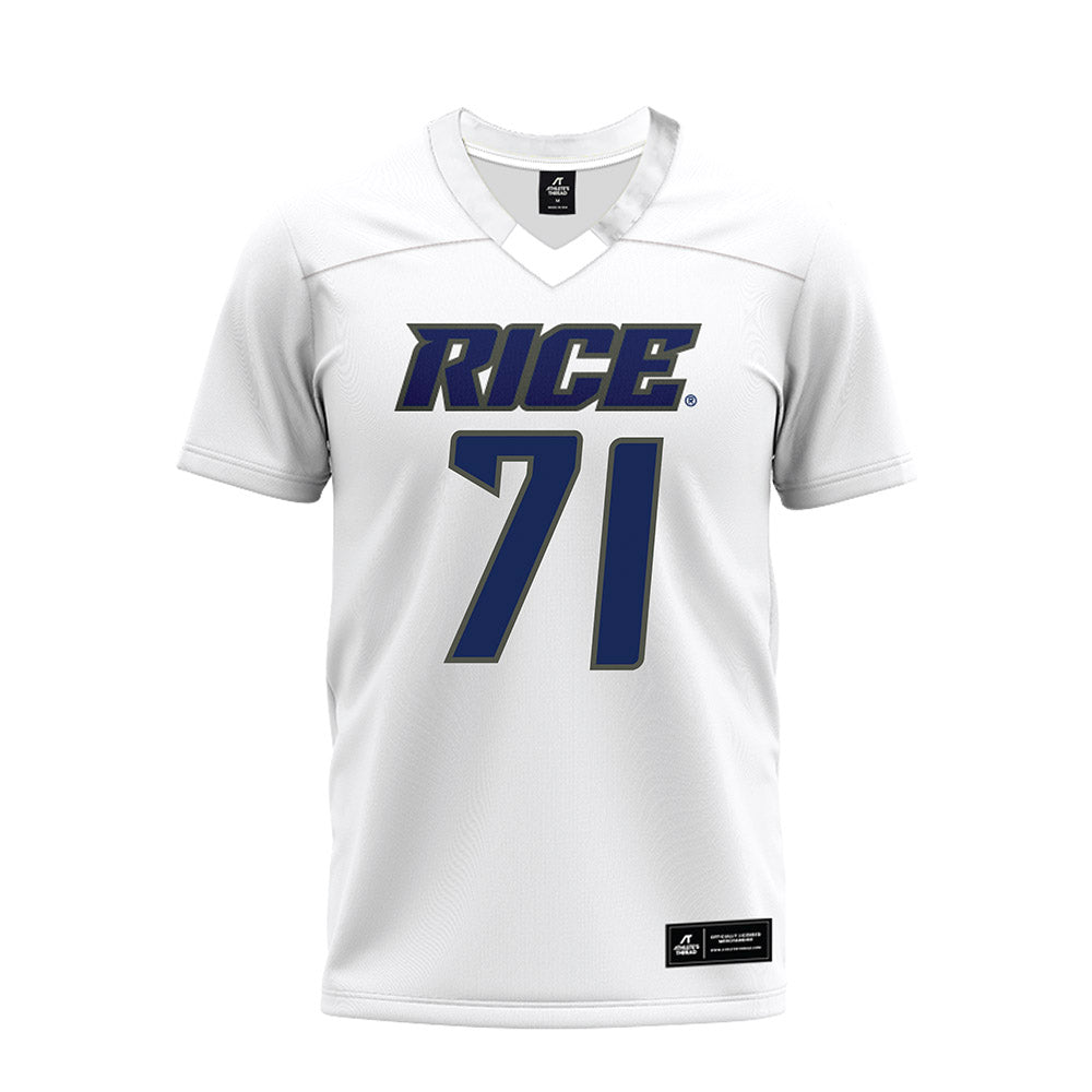 Rice - NCAA Football : Clay Servin - Premium Football Jersey