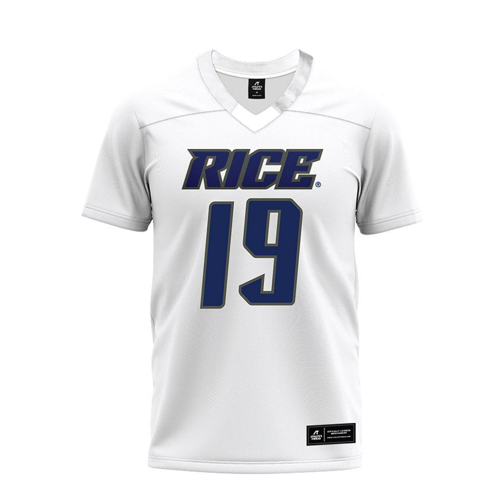 Rice - NCAA Football : Jeremiah Williams - Premium Football Jersey-0