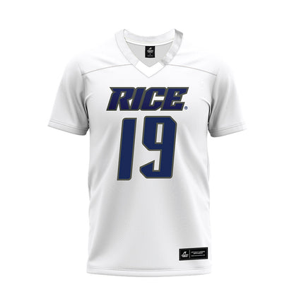 Rice - NCAA Football : Jeremiah Williams - Premium Football Jersey-0