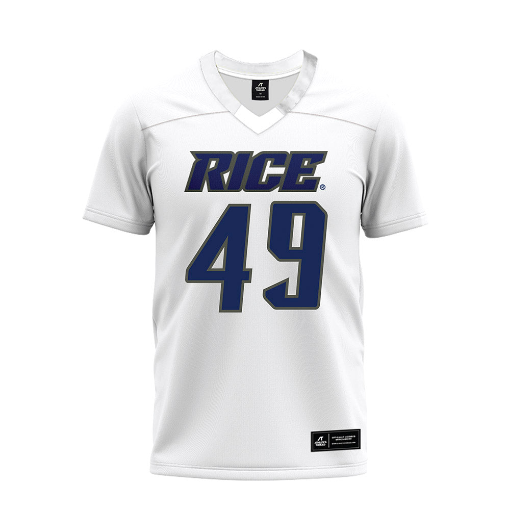 Rice - NCAA Football : Micah Barnett - Premium Football Jersey-0