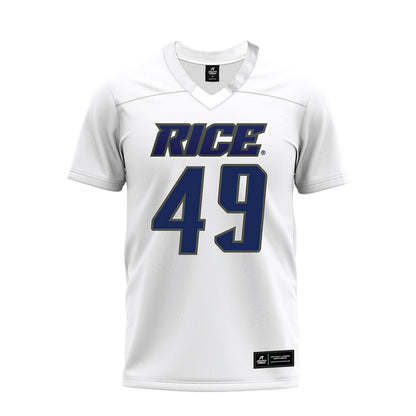Rice - NCAA Football : Micah Barnett - Premium Football Jersey-0