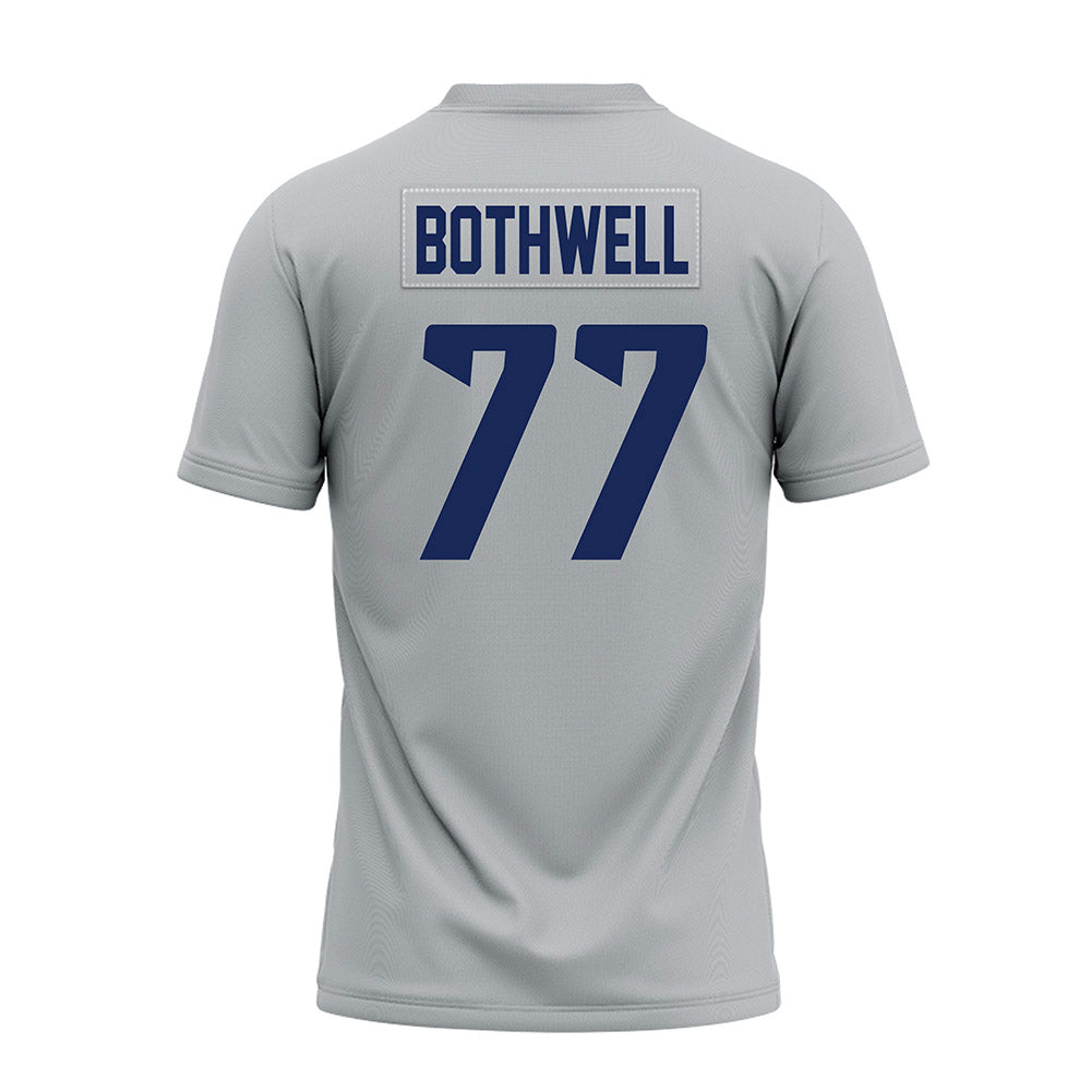 Rice - NCAA Football : Ian Bothwell - Mid Grey Premium Football Jersey-1