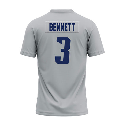 Rice - NCAA Football : Coleman Bennett - Mid Grey Premium Football Jersey