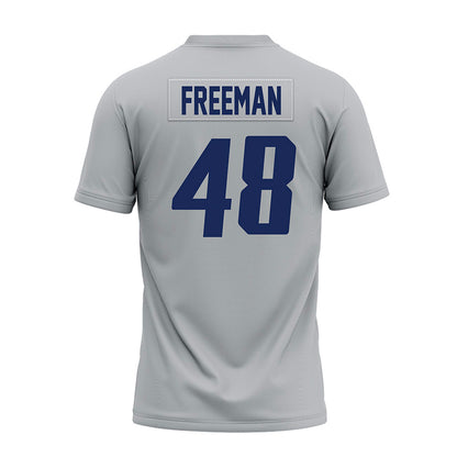 Rice - NCAA Football : Wyatt Freeman - Mid Grey Premium Football Jersey