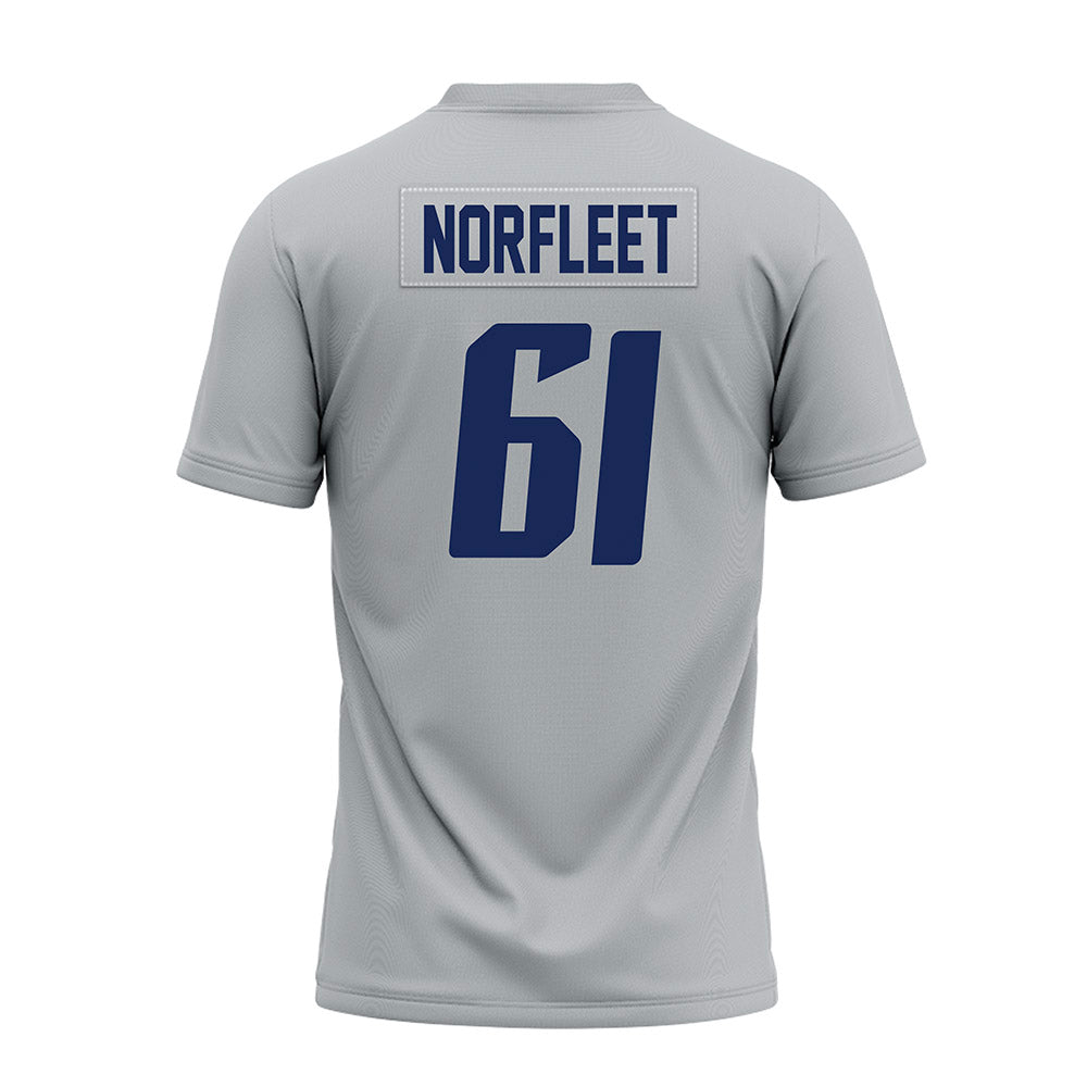 Rice - NCAA Football : Trace Norfleet - Mid Grey Premium Football Jersey